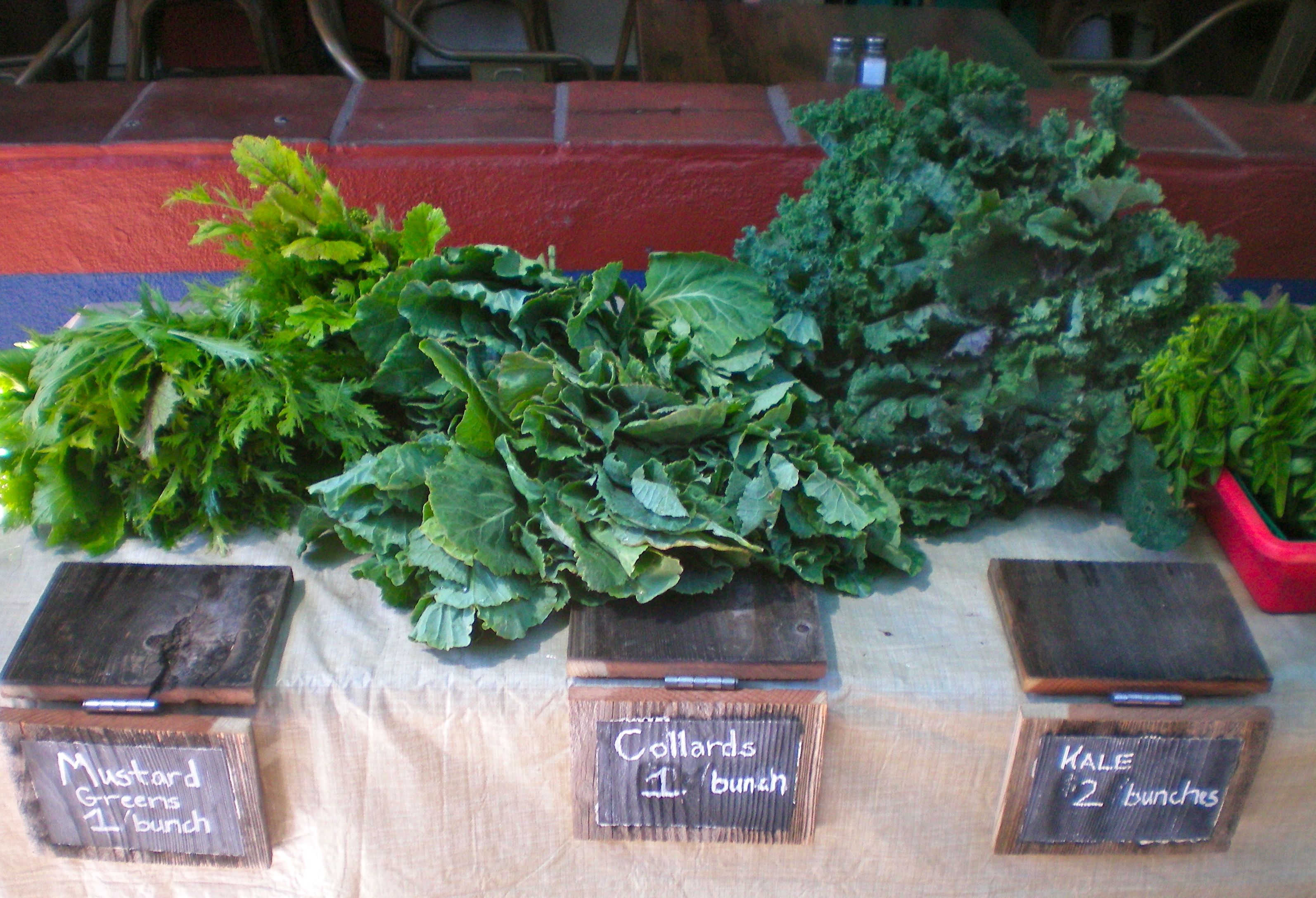 Mustard Greens, Collards, & Kale