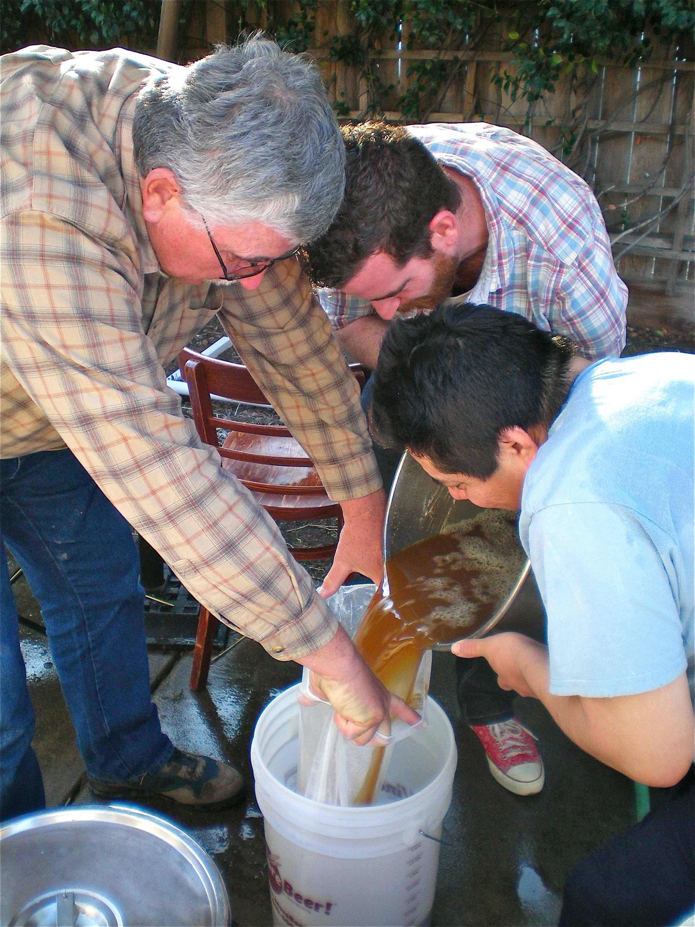 Everybody getting involved in the annual Thanksgiving Brew