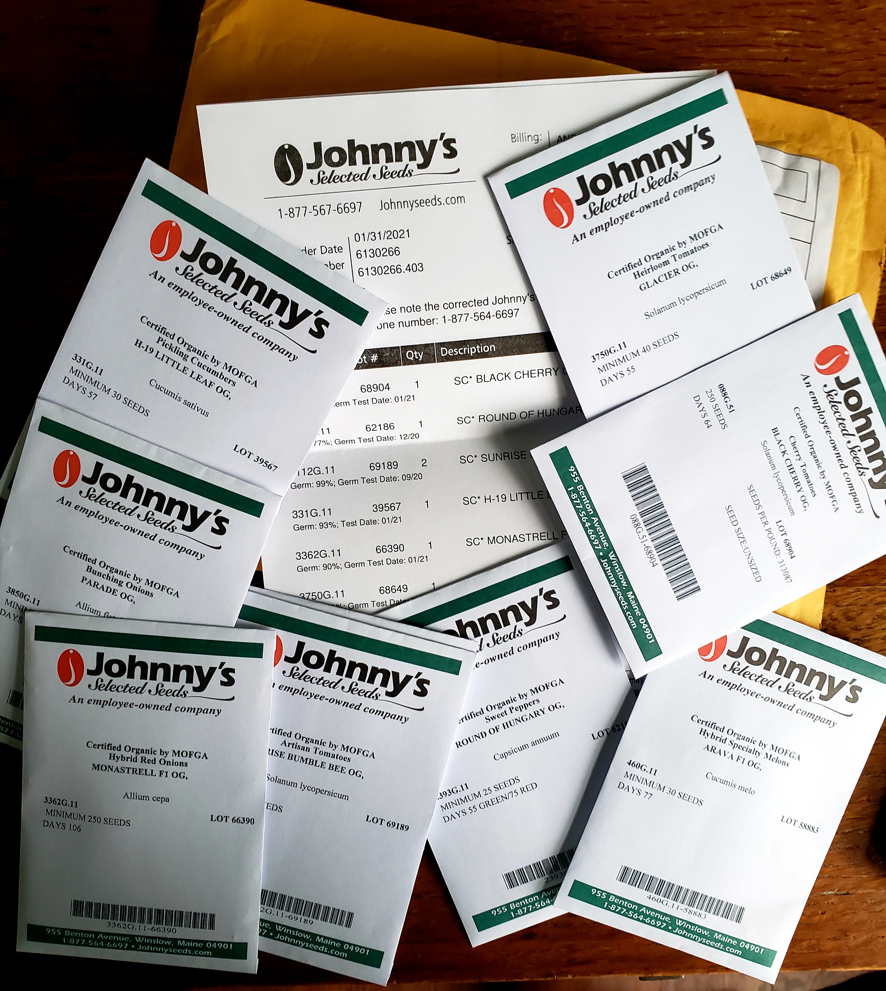 johnnys seed order